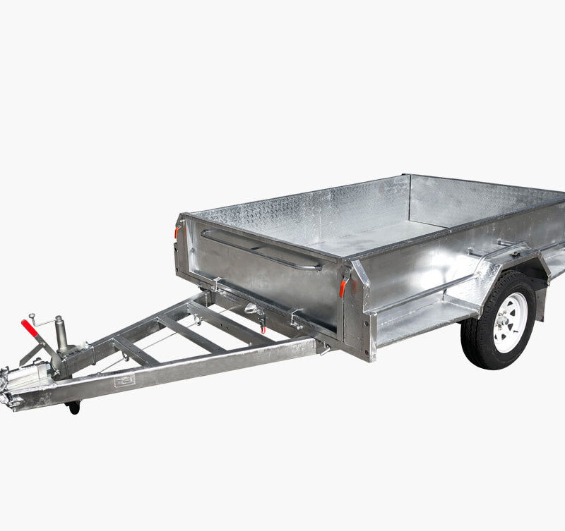 8x6 Heavy Duty Box Trailer 450mm High Side (1400KG ATM)